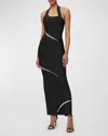 Herve Leger Lennox Gown In Black