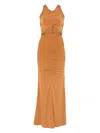 Herve Leger The Eden Gown In 褐色