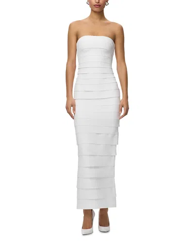 Herve Leger Elaina Bandage Gown In White