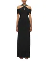 Herve Leger Elle Gown In Black