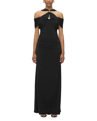 Herve Leger Elle Gown In Black