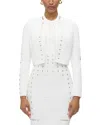 Herve Leger Emilia Jacket In Alabaster