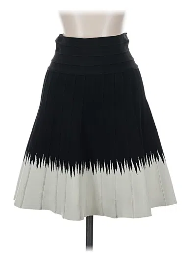 Pre-owned Herve Leger Formal Skirt In Black