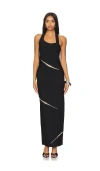 Herve Leger Lennox Gown In Black