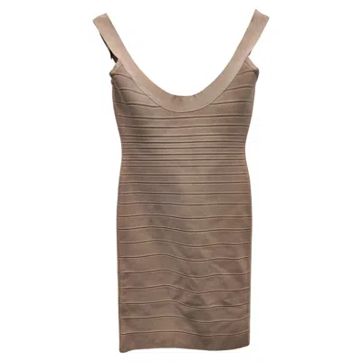 Pre-owned Herve Leger Herve Unisex Vintage Fashion Piece - Unique Design From The 1900s In Brown