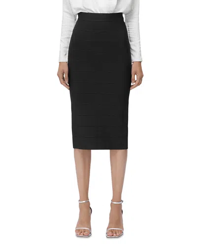HERVE LEGER ICON BANDAGE PENCIL SKIRT