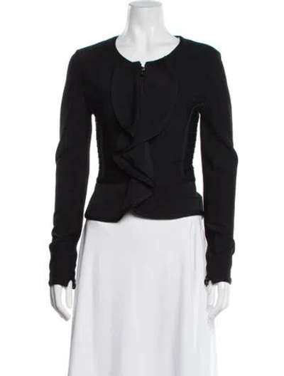 Pre-owned Herve Leger Jacket In Black