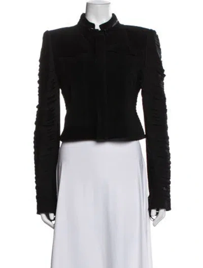Pre-owned Herve Leger Jacket In Black