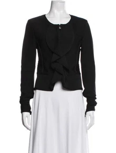 Pre-owned Herve Leger Jacket In Black