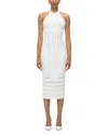 Herve Leger Joanne Dress In Alabaster