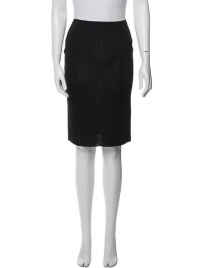Pre-owned Herve Leger Knee-length Skirt In Black