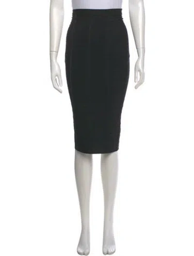 Pre-owned Herve Leger Knee-length Skirt In Black