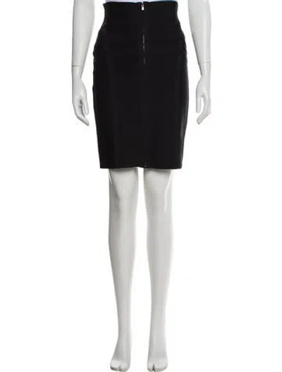 Pre-owned Herve Leger Knee-length Skirt In Black
