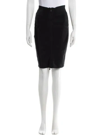 Pre-owned Herve Leger Knee-length Skirt In Black