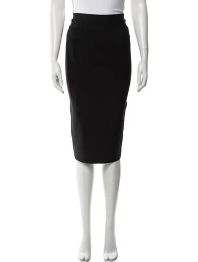 Pre-owned Herve Leger Knee-length Skirt In Black