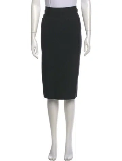 Pre-owned Herve Leger Knee-length Skirt In Green