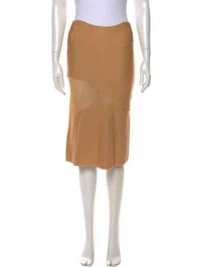 Pre-owned Herve Leger Knee-length Skirt In Neutral