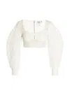 Herve Leger Hervé Léger Knit Bustier Top In White