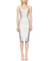Herve Leger Hervé Léger Knit Dress In Beige