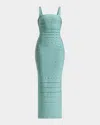 Herve Leger The Lillian Gown In Atlantic