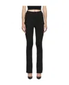 Herve Leger Logo Bell Bottoms In Black