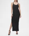 Herve Leger The Madeline Sequin Knit Gown In Black