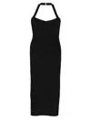 Herve Leger Maxine Gown Midi Dress In Black