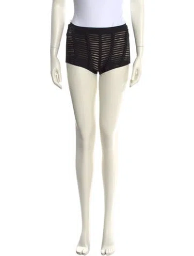 Pre-owned Herve Leger Mini Shorts In Neutral