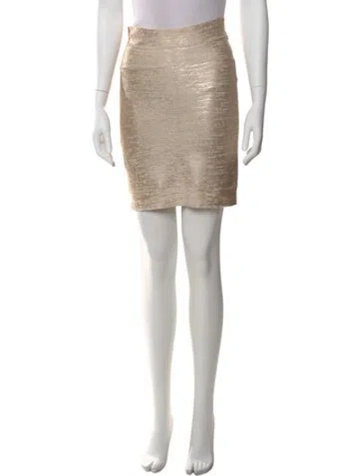 Pre-owned Herve Leger Mini Skirt