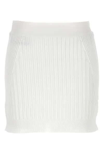 HERVE LEGER HERVE LEGER 'OTTOMAN LOW RISE MINI' SKIRT