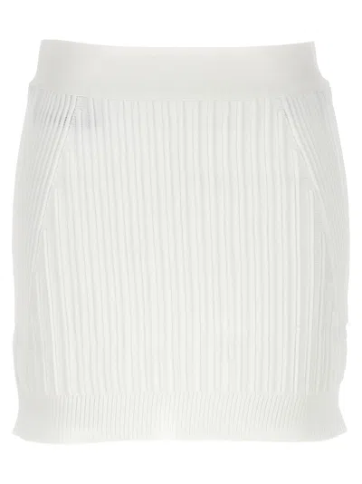 HERVE LEGER HERVE LEGER 'OTTOMAN LOW RISE MINI' SKIRT