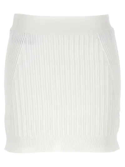HERVE LEGER HERVÉ LÉGER 'OTTOMAN LOW RISE MINI' SKIRT