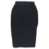 Herve Leger Paris Body-conscious Piping Bandage Pencil Skirt In Black
