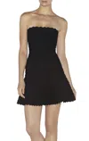 Herve Leger Phoebe Bandage Dress Size L In Black