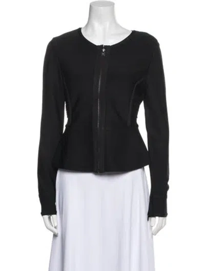 Pre-owned Herve Leger Roselin Evening Jacket In Black