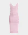 Herve Leger Rowan Sleeveless Bandage Midi Dress In Polenta