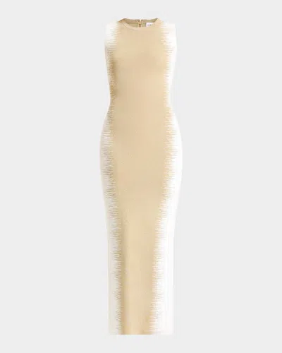HERVE LEGER RUBY SLEEVELESS SHORT-CUT GOWN