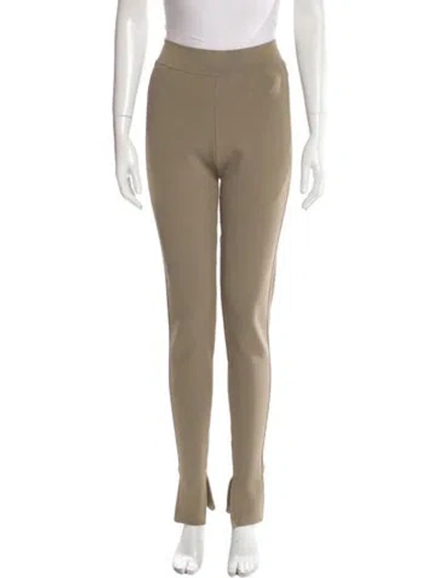 Pre-owned Herve Leger Skinny Leg Pants In Neutral
