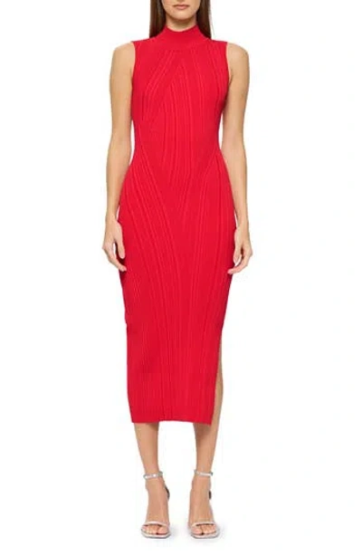red turtleneck sleeveless dress Turtleneck minidress in red - Norma Kamali