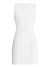 Herve Leger Sleeveless Mini Dress In Brown
