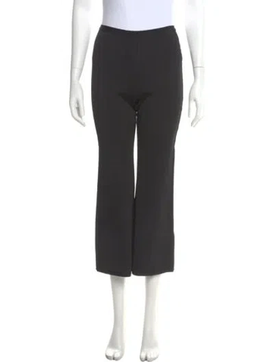 Pre-owned Herve Leger Straight Leg Pants In Gray
