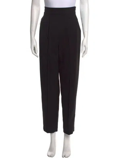 Pre-owned Herve Leger Straight Leg Pants W/ Tags In Black