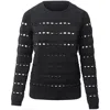 Herve Leger Stretch-knit Bandage Pullover In Black Rayon In Black