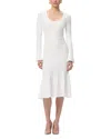 Herve Leger The Alena Dress In White