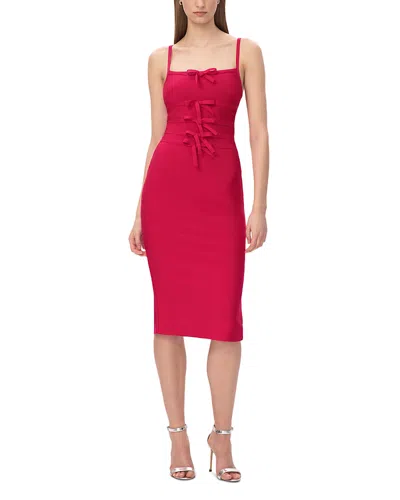 Herve Leger The Alicia Dress In Pink