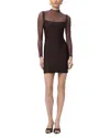 Herve Leger The Amy Dress In Brown