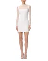 Herve Leger The Amy Dress In White
