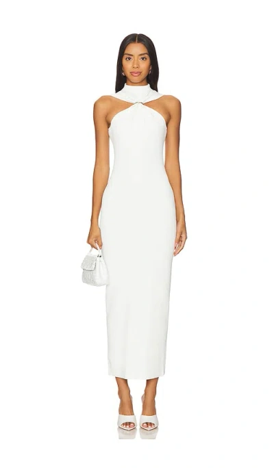 Herve Leger The Angelica Gown In Alabaster