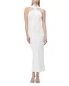 Herve Leger The Angelica Ribbed Gown In Alabaster