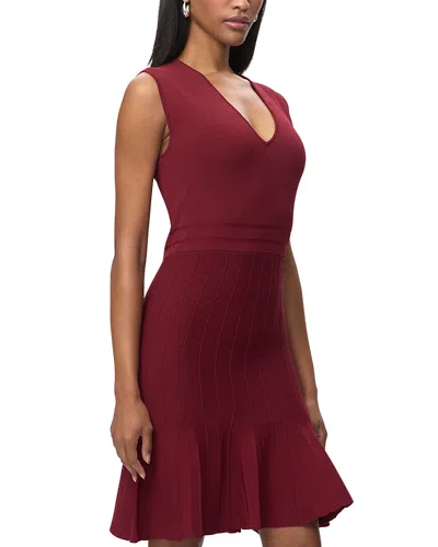 Herve Leger The Azalea Dress In Burgundy